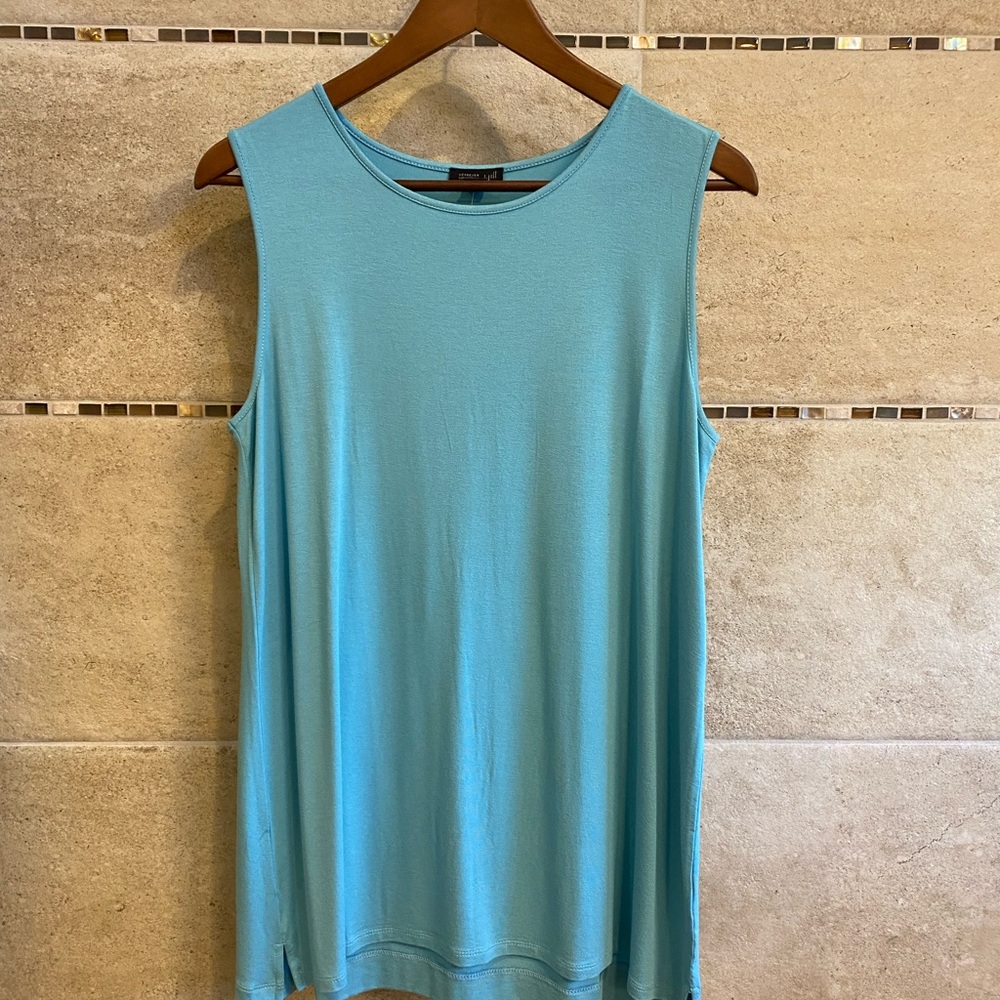 Blue JJill Sleeveless Shirt